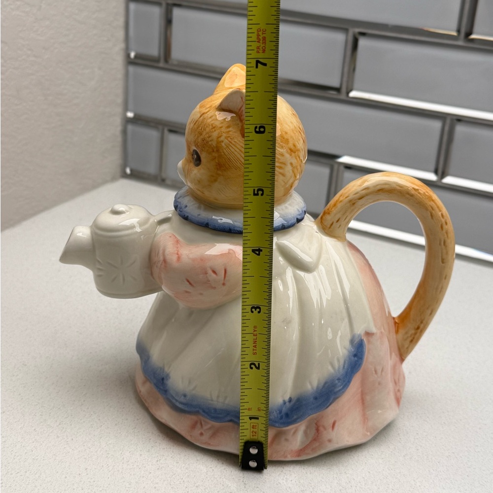 Vintage Takahashi Figural Cat Teapot 90s Kitten Ceramic - Picture 17 of 17